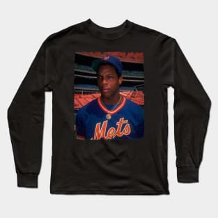 Dwight Gooden - New York Mets, 1984 Long Sleeve T-Shirt